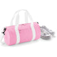 Mini Barrel Bag - Classic Pink/White