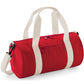 Mini Barrel Bag - Classic Red/Off White