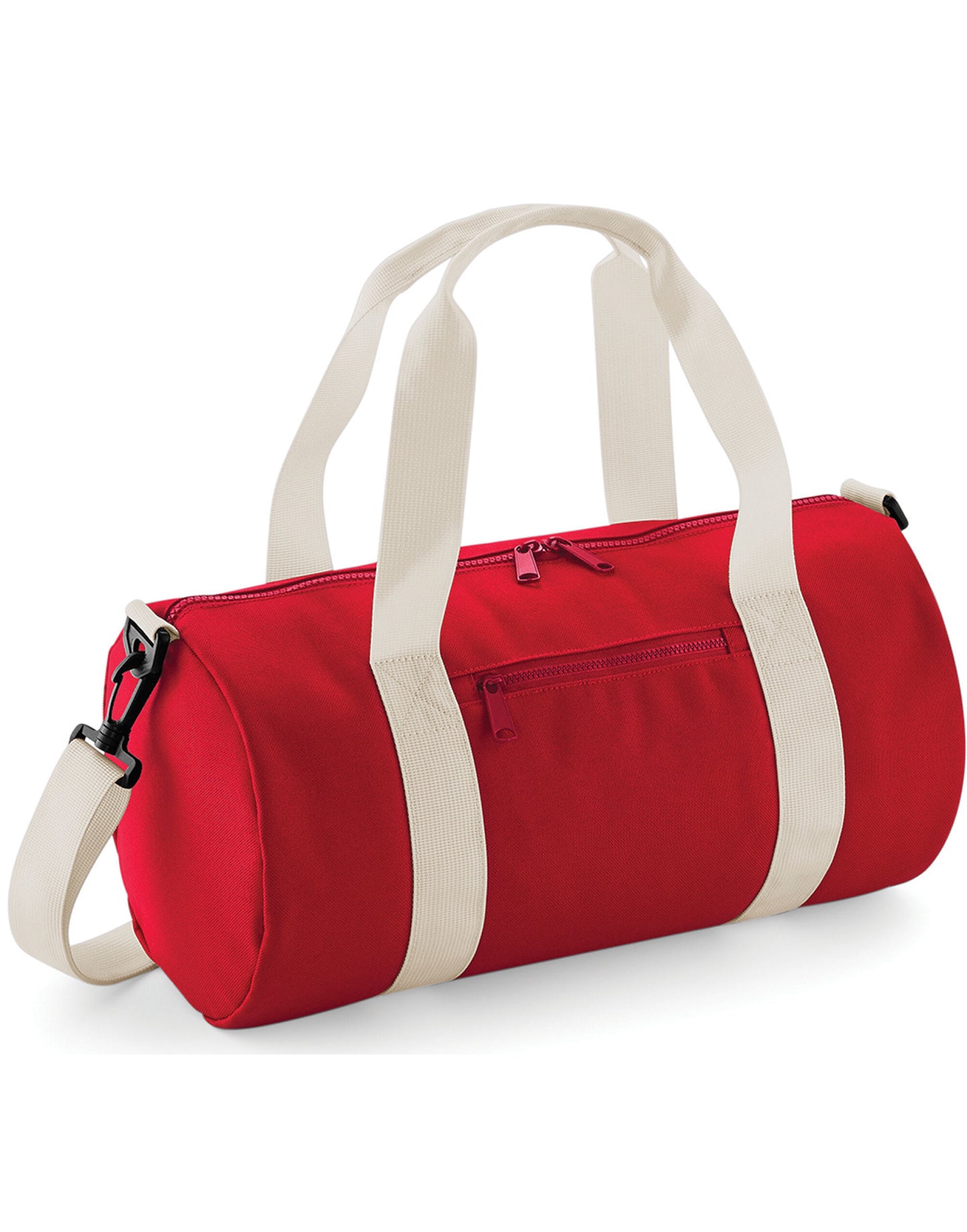 Mini Barrel Bag - Classic Red/Off White