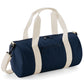 Mini Barrel Bag - French Navy/Off White
