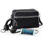 Retro Shoulder Bag - Black/White