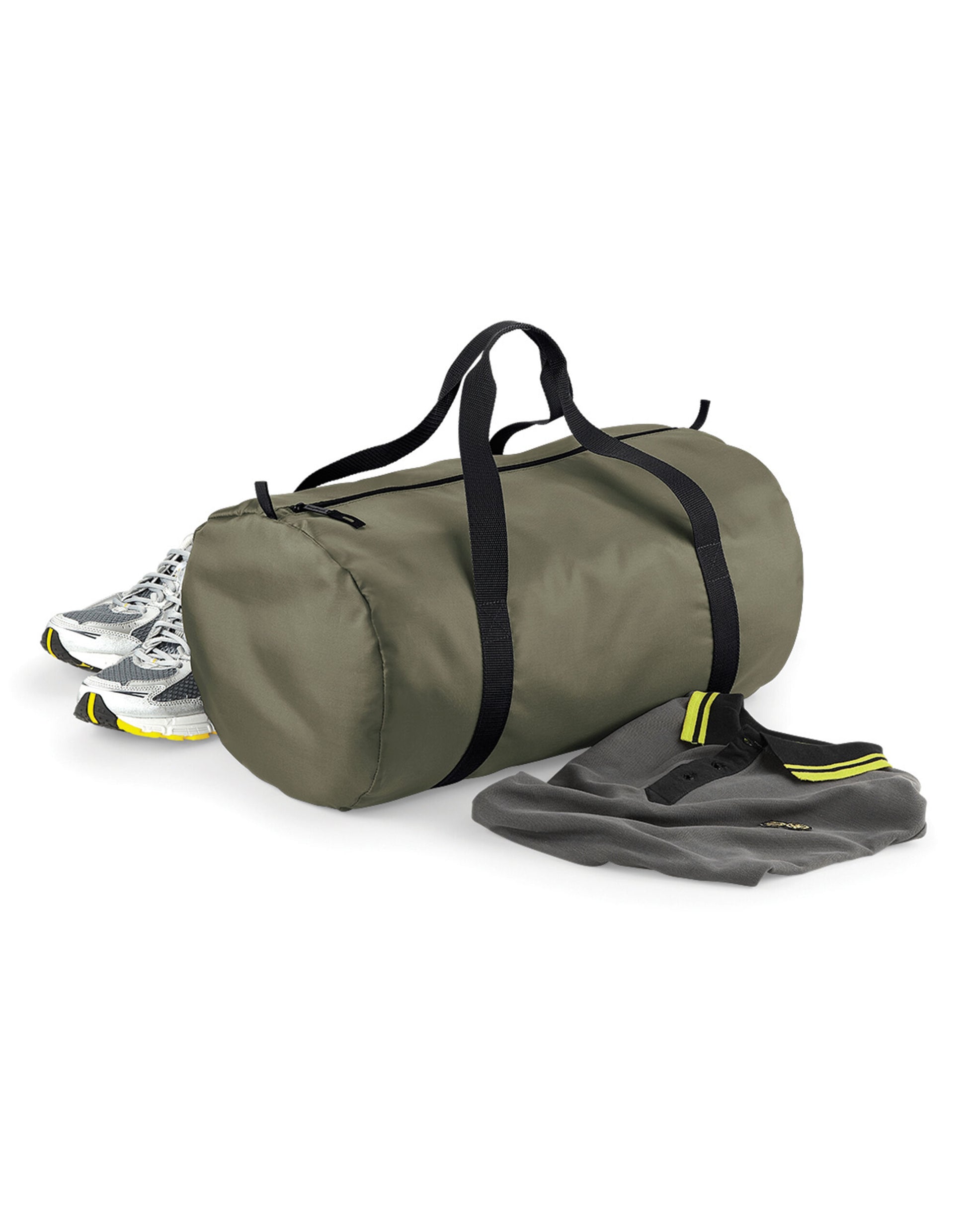 Packaway Barrel Bag - Olive/Black