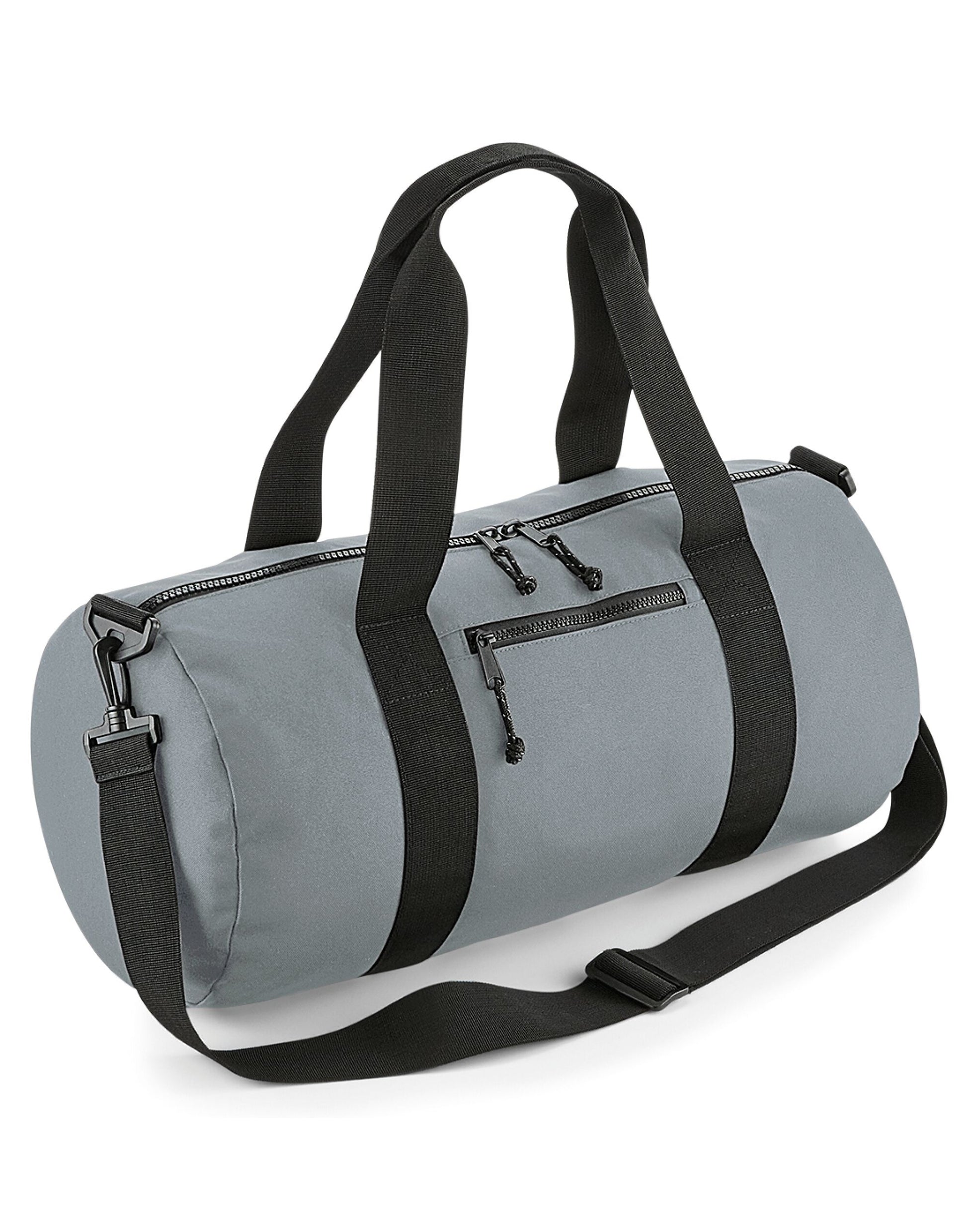Recycled Barrel Bag - Pure Grey