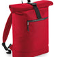 Recycled Roll-Top Backpack - Classic Red