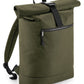 Recycled Roll-Top Backpack - Military Green