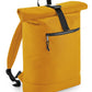 Recycled Roll-Top Backpack - Mustard