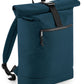 Recycled Roll-Top Backpack - Petrol