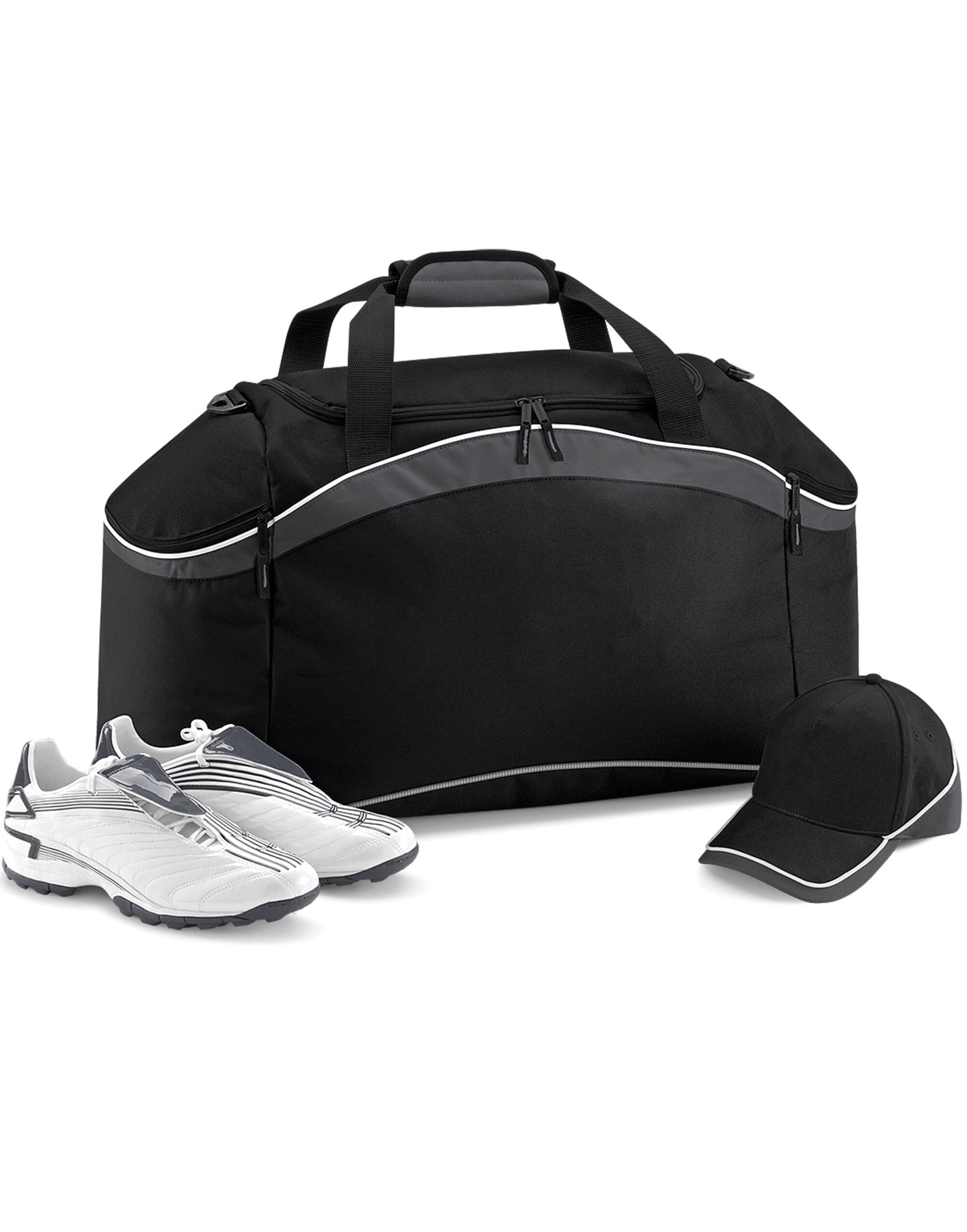 Teamwear Holdall - Black/Graphite Grey/White