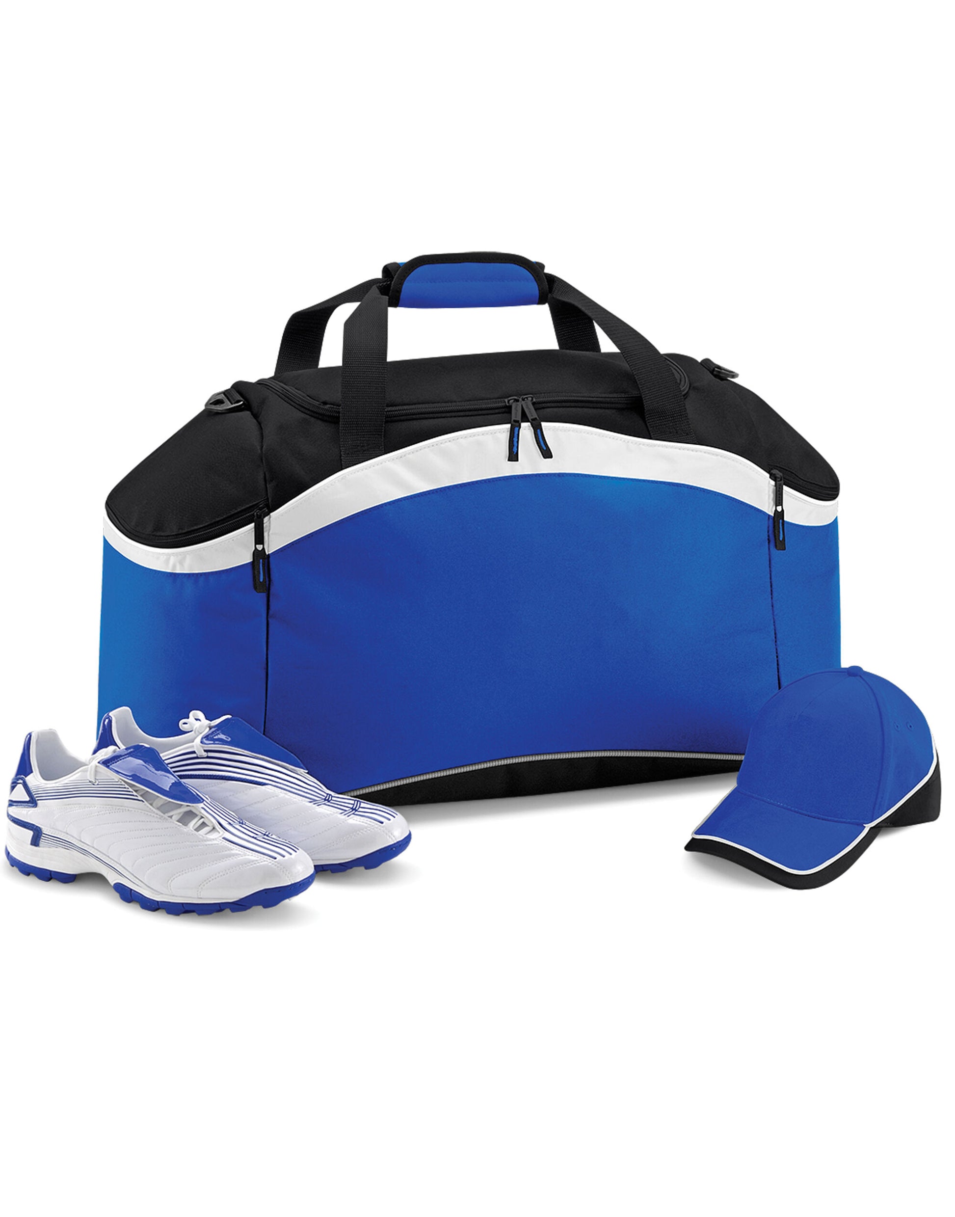 Teamwear Holdall - Bright Royal/Black/White
