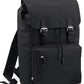 Vintage Laptop Backpack - Black/Black