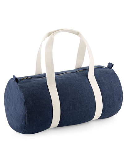 Denim Barrel Bag - Denim Blue