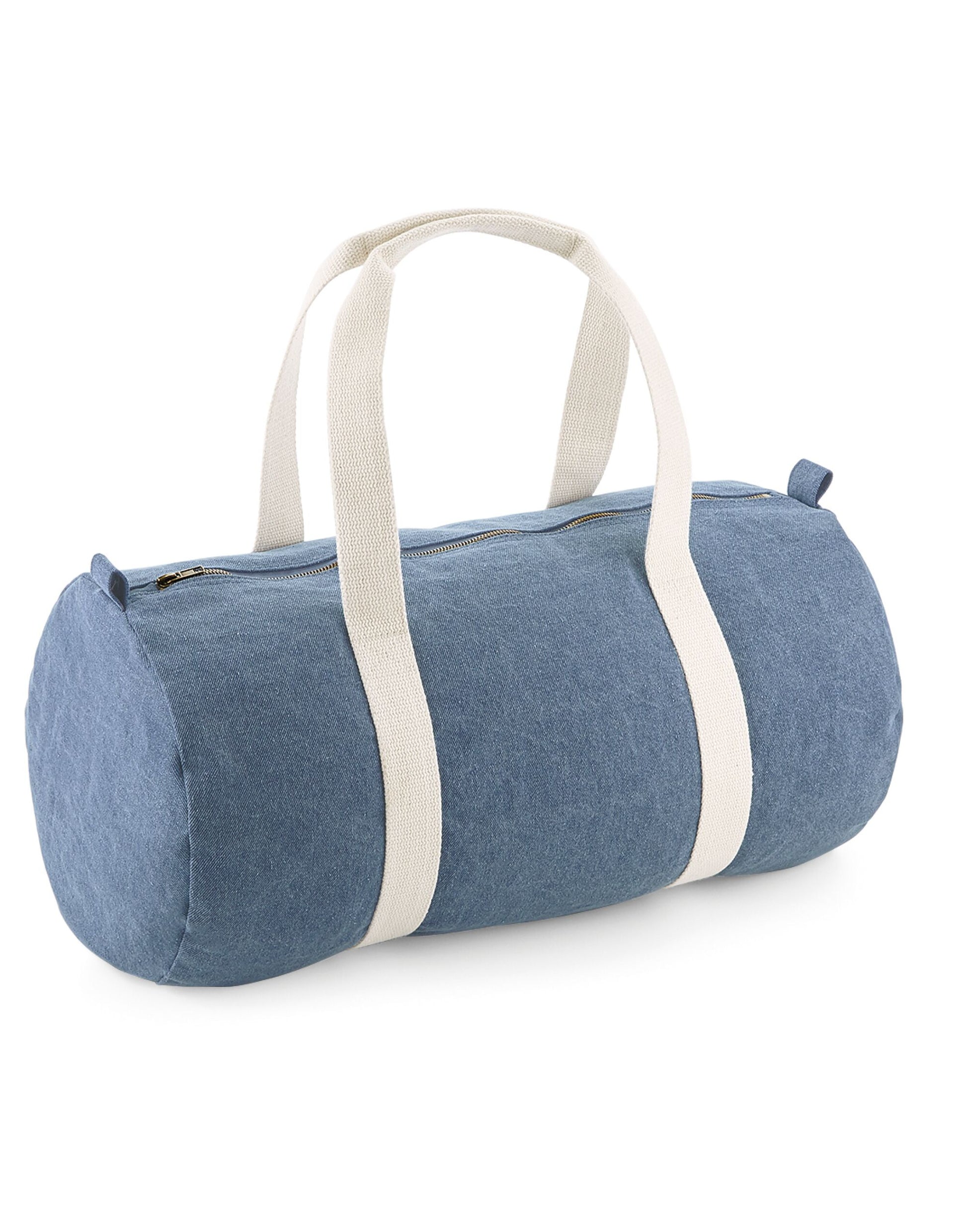 Denim Barrel Bag - Light Denim