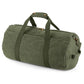 Vintage Canvas Barrel Bag - Vintage Military Green
