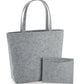 Felt Shopper - Grey Melange