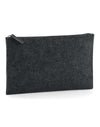Felt Accessory Pouch - Charcoal Melange