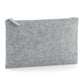 Felt Accessory Pouch - Grey Melange