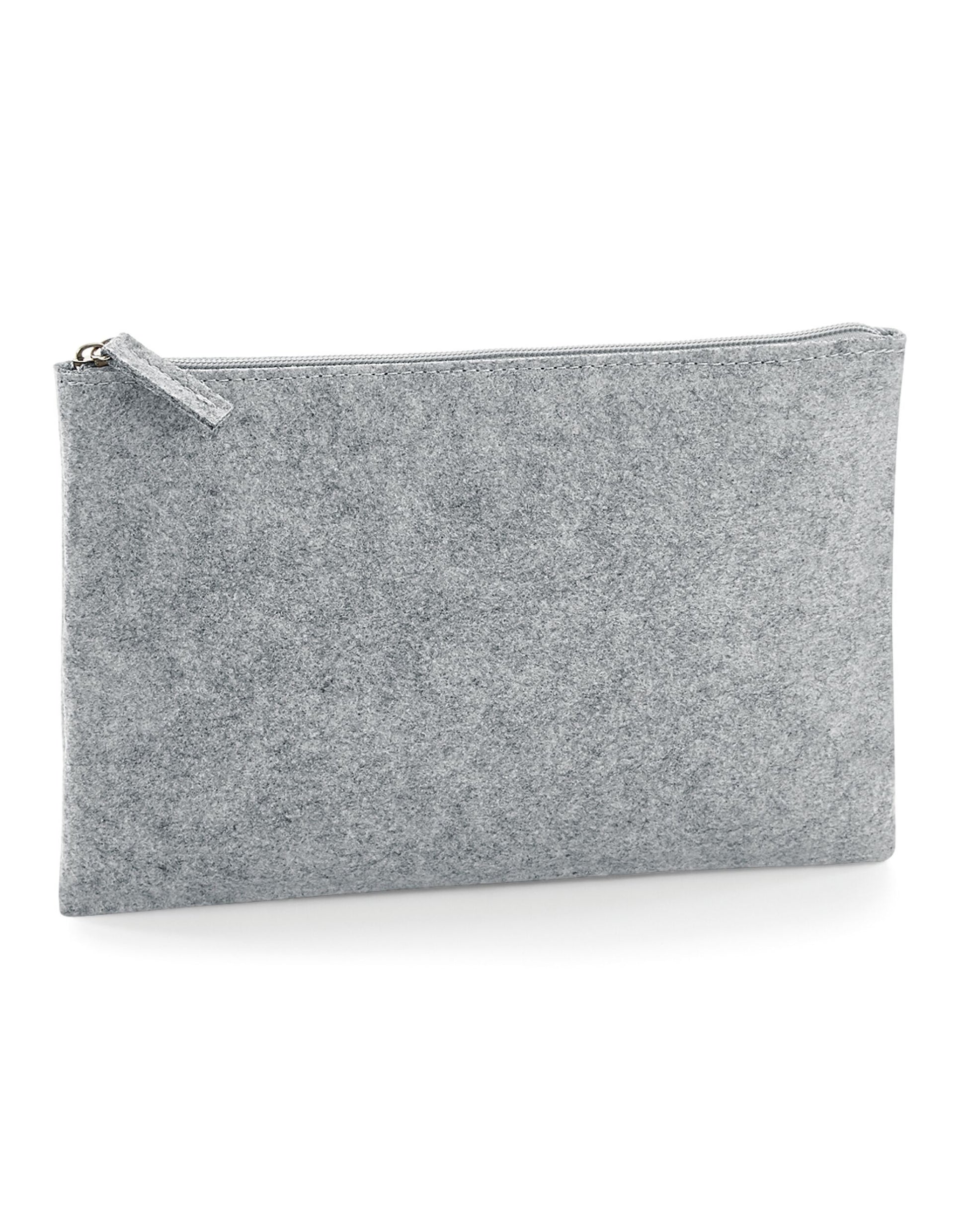 Felt Accessory Pouch - Grey Melange