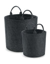 Felt Trug - Charcoal Melange