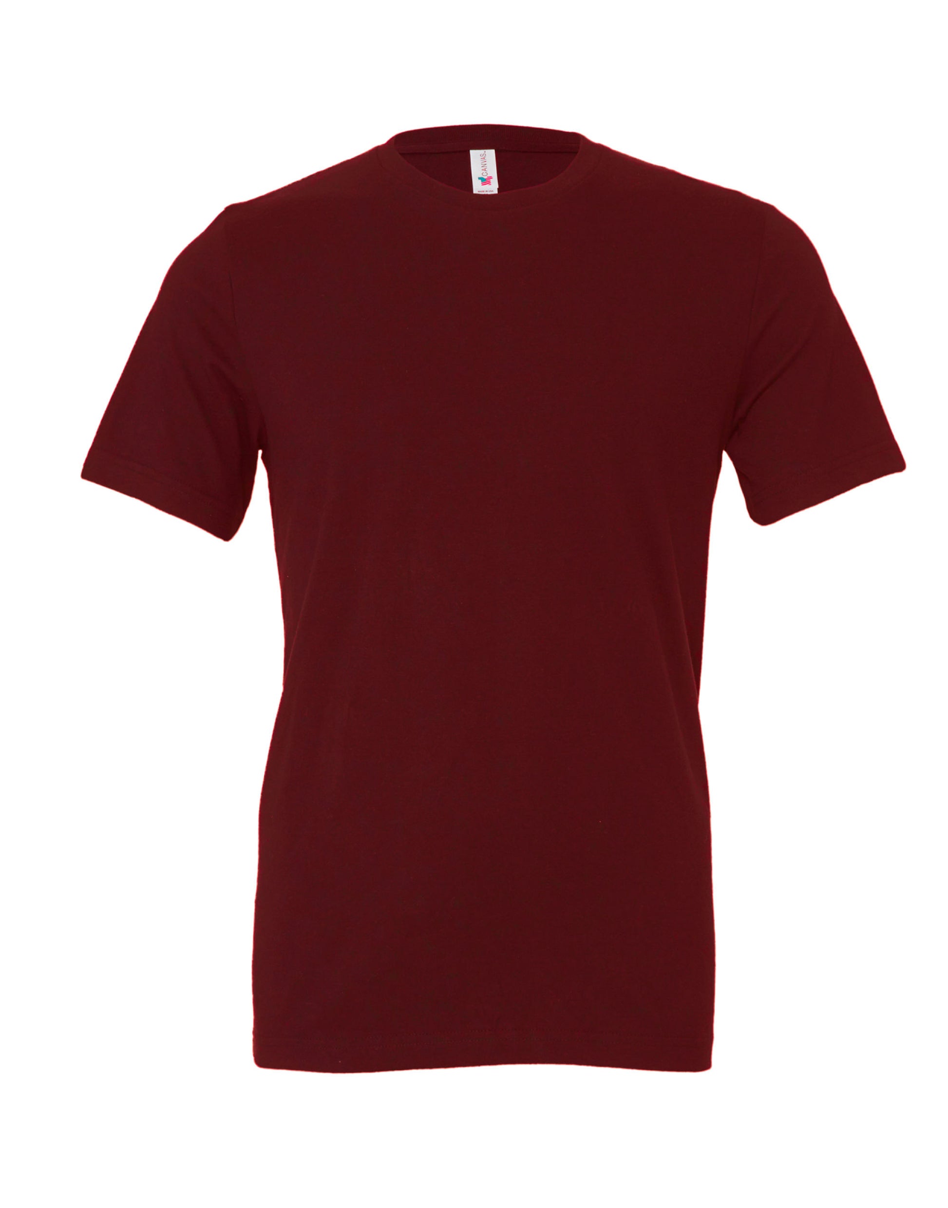 Canvas Unisex Jersey Short Sleeve Tee - Maroon