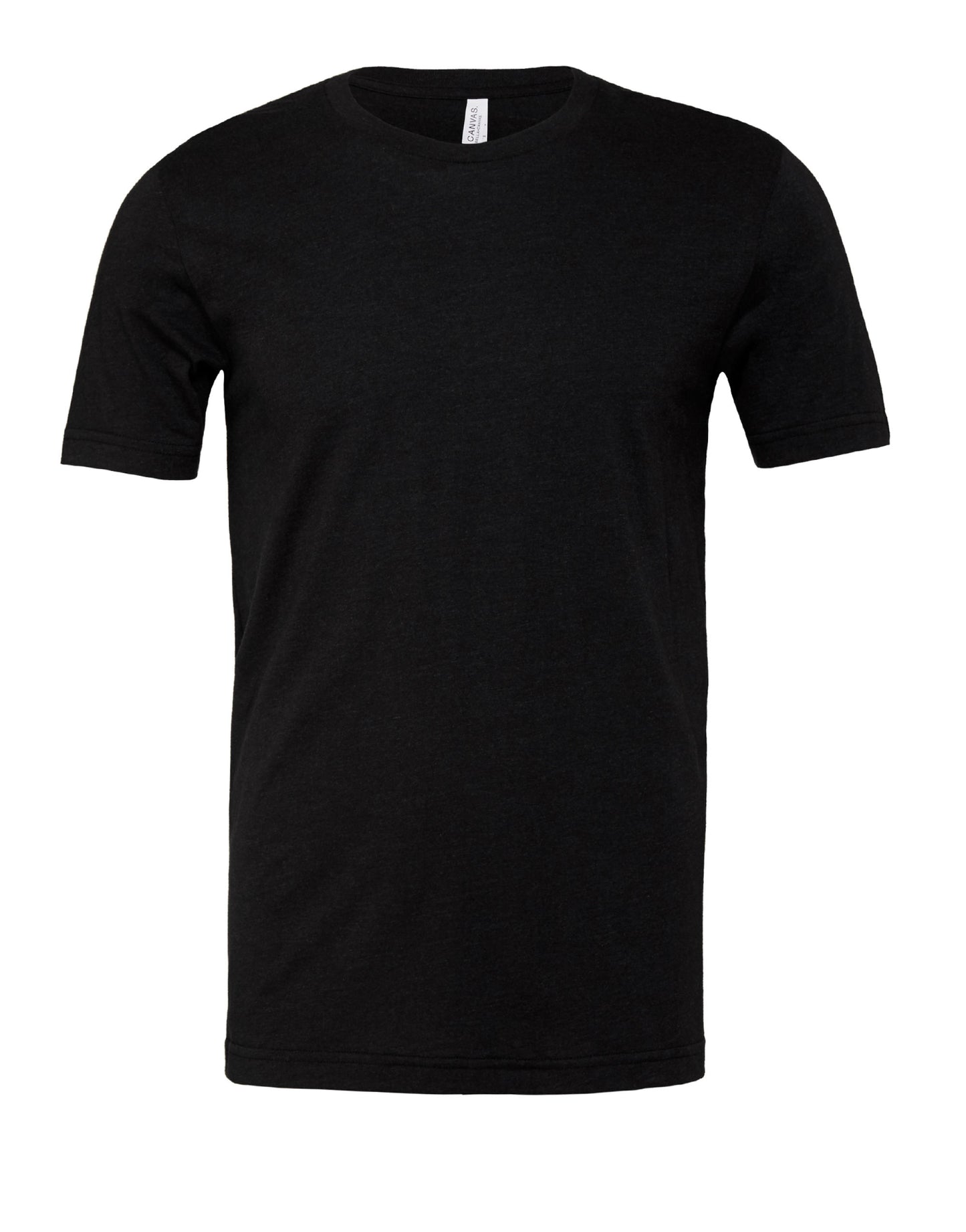 Unisex Heather Jersey Short Sleeve Tee - Black/Heather