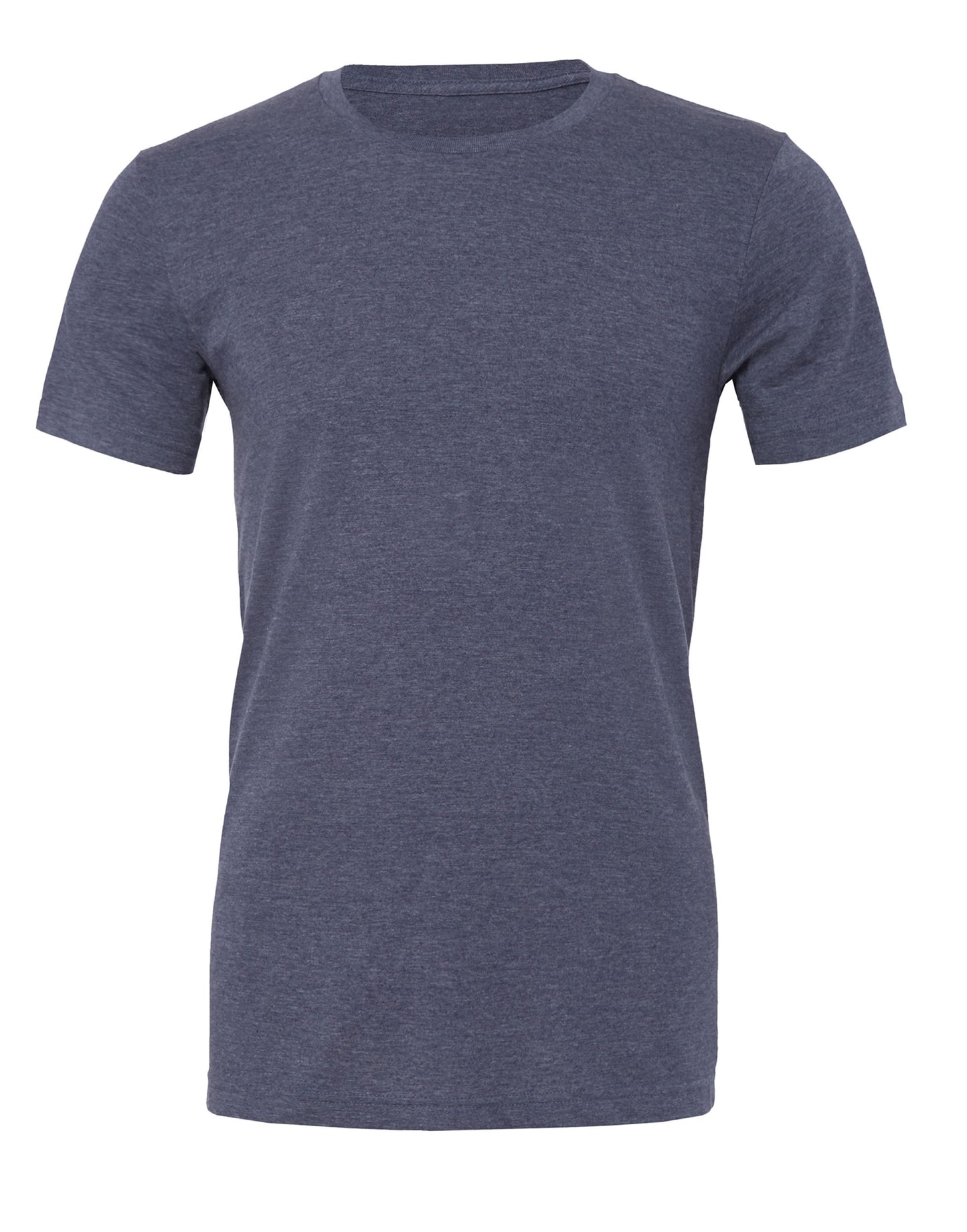 Unisex Heather Jersey Short Sleeve Tee - Heather Navy