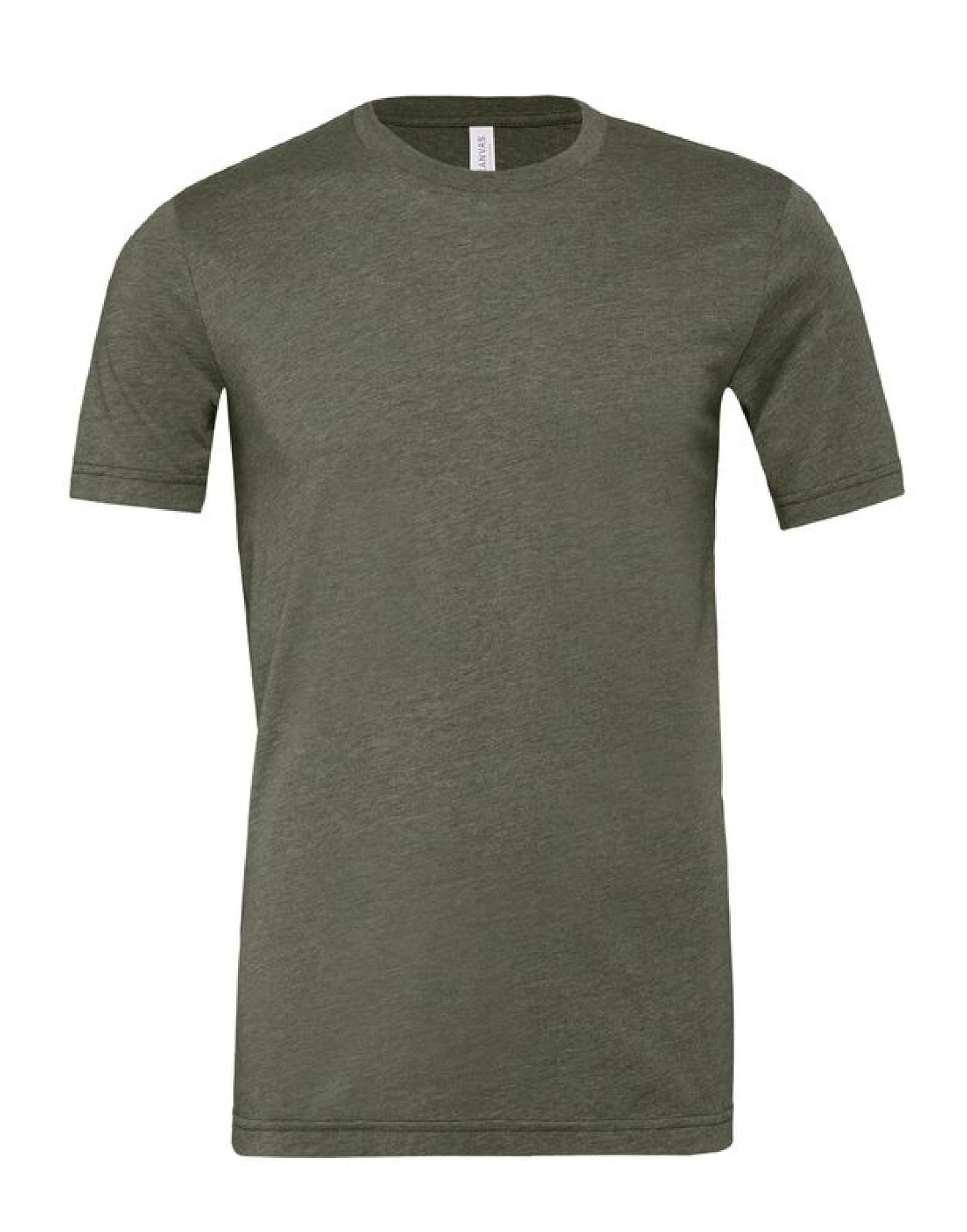 Unisex Heather Jersey Short Sleeve Tee - Heather Military Green