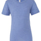 Canvas Unisex Triblend Short Sleeve Tee - Blue Triblend