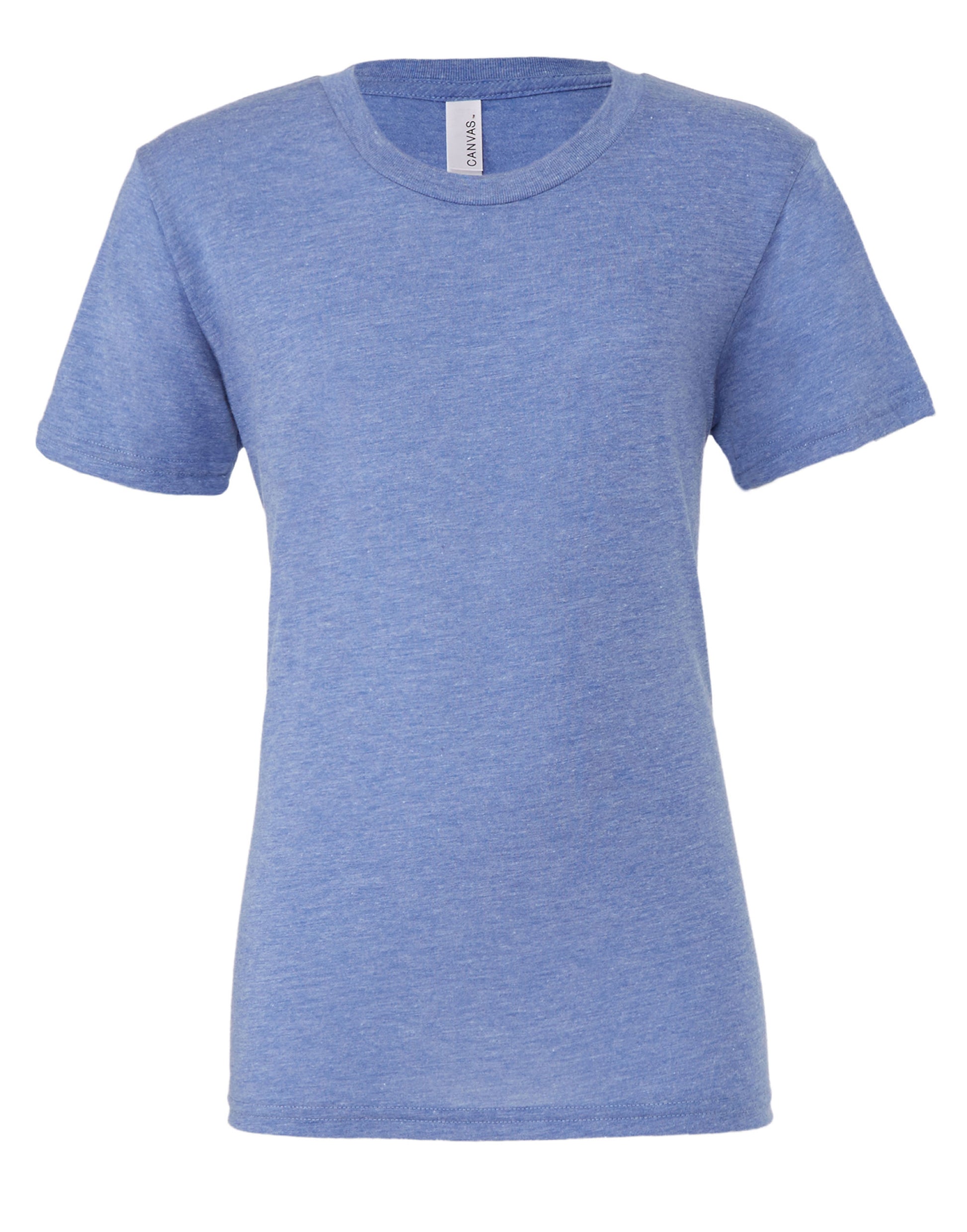 Canvas Unisex Triblend Short Sleeve Tee - Blue Triblend