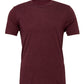 Canvas Unisex Triblend Short Sleeve Tee - Maroon Triblend