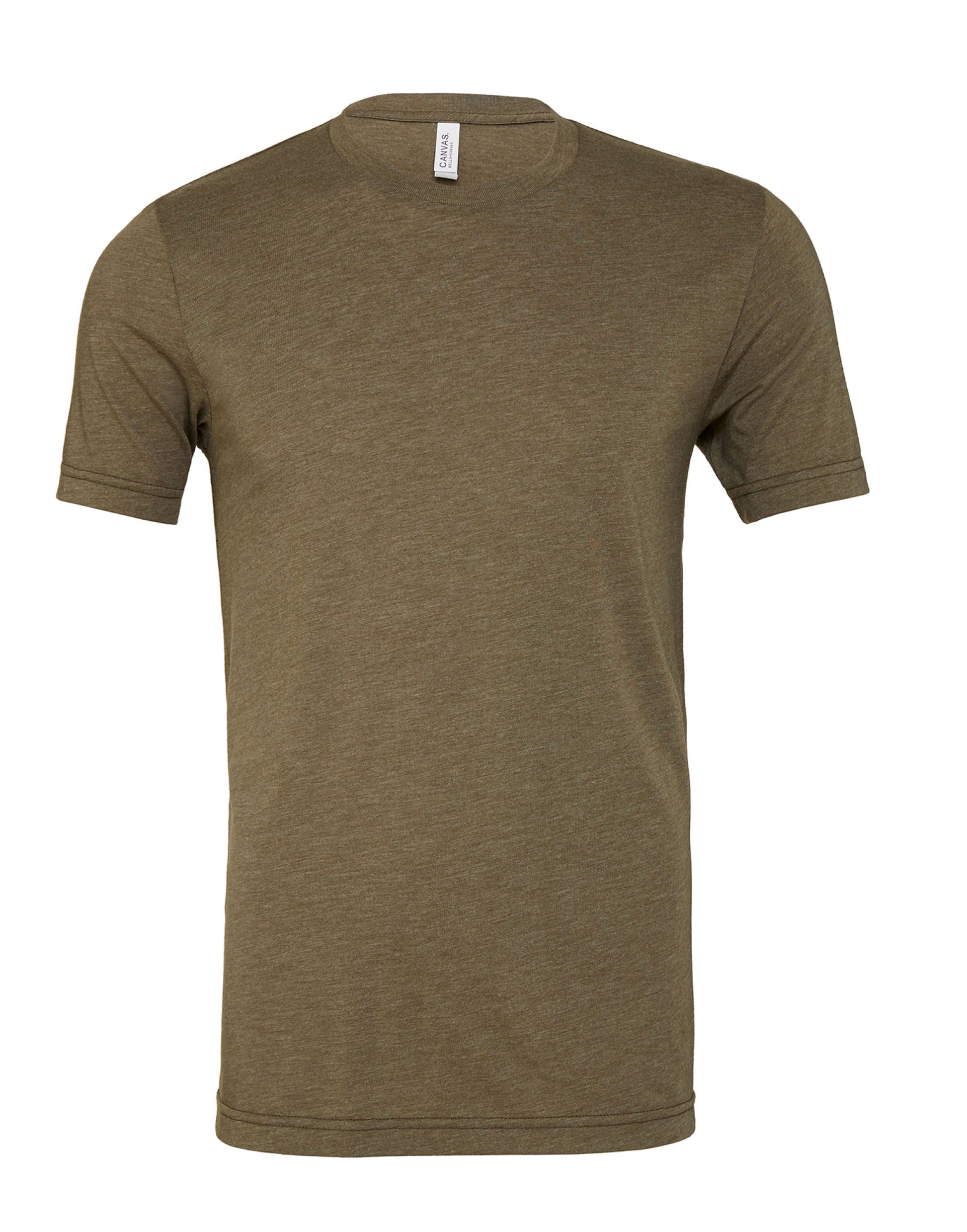 Canvas Unisex Triblend Short Sleeve Tee - Olive Triblend