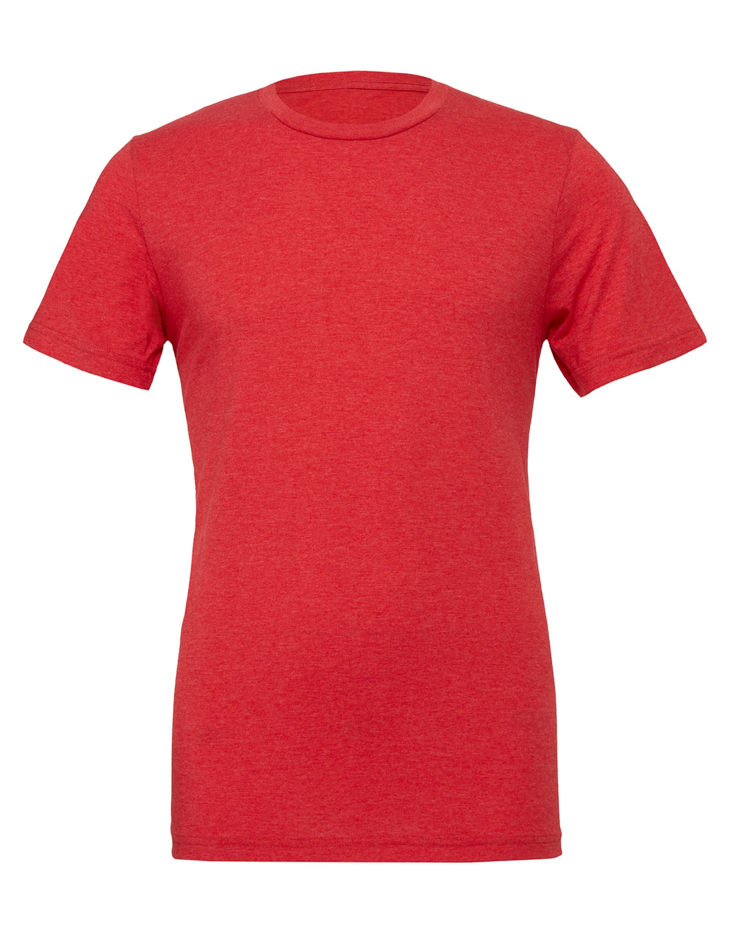 Canvas Unisex Triblend Short Sleeve Tee - Red Triblend
