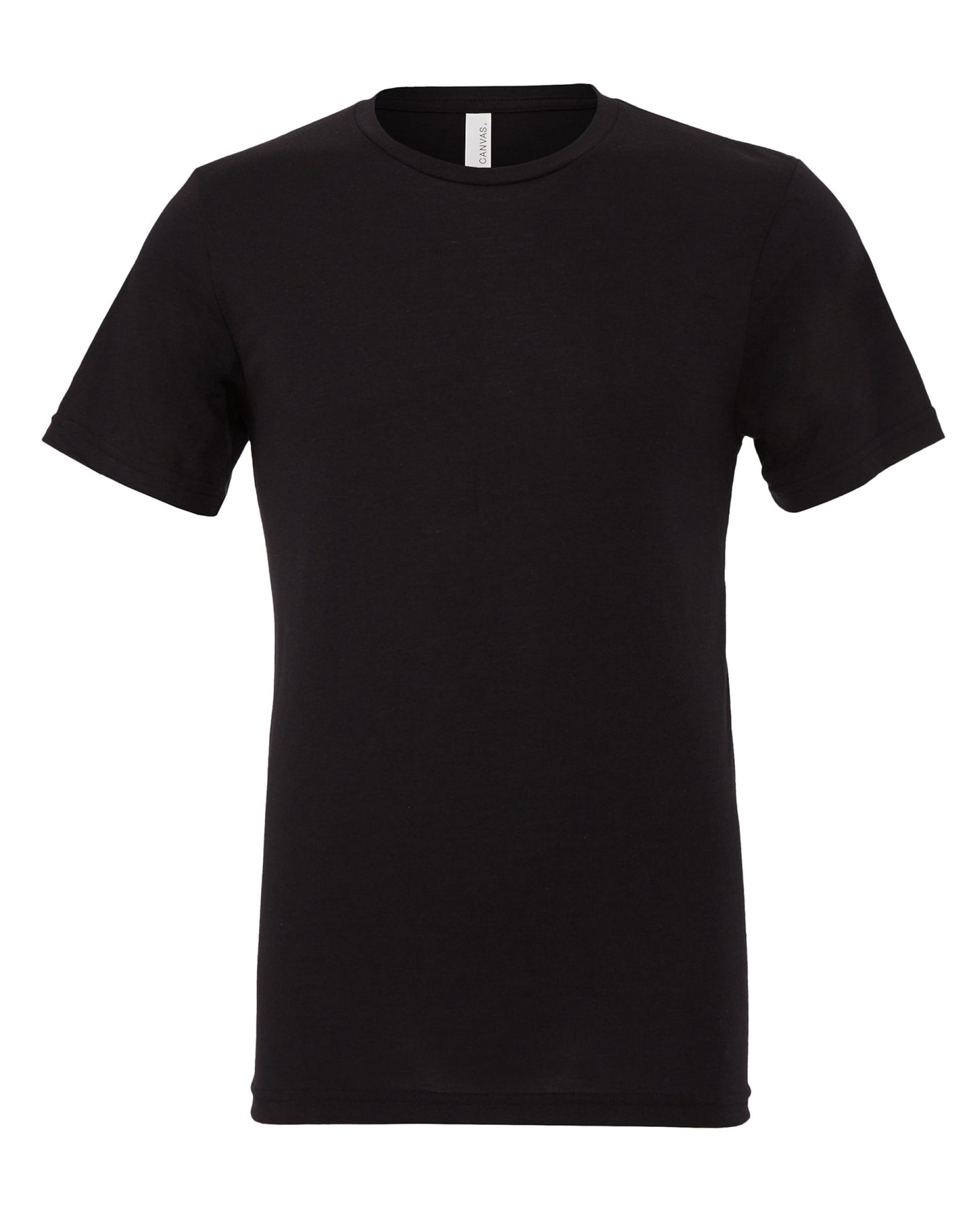 Canvas Unisex Triblend Short Sleeve Tee - Solid Black Triblend