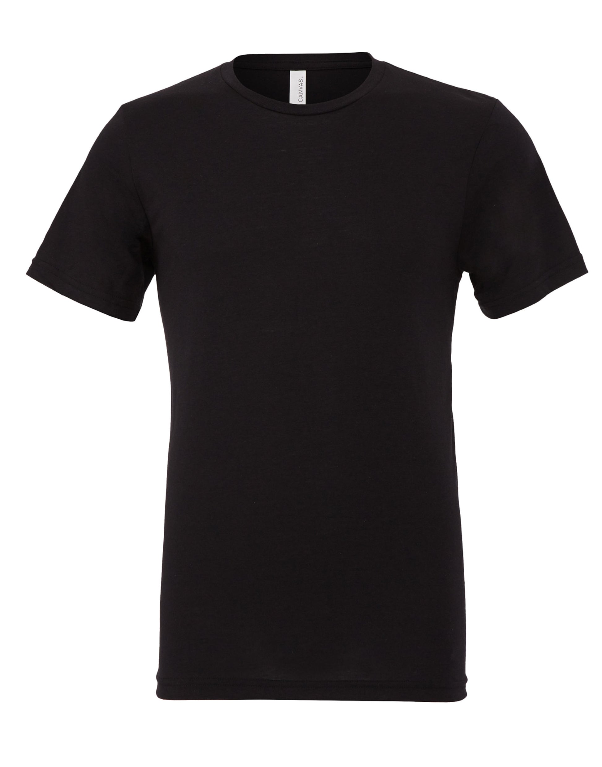Canvas Unisex Triblend Short Sleeve Tee - Solid Black Triblend