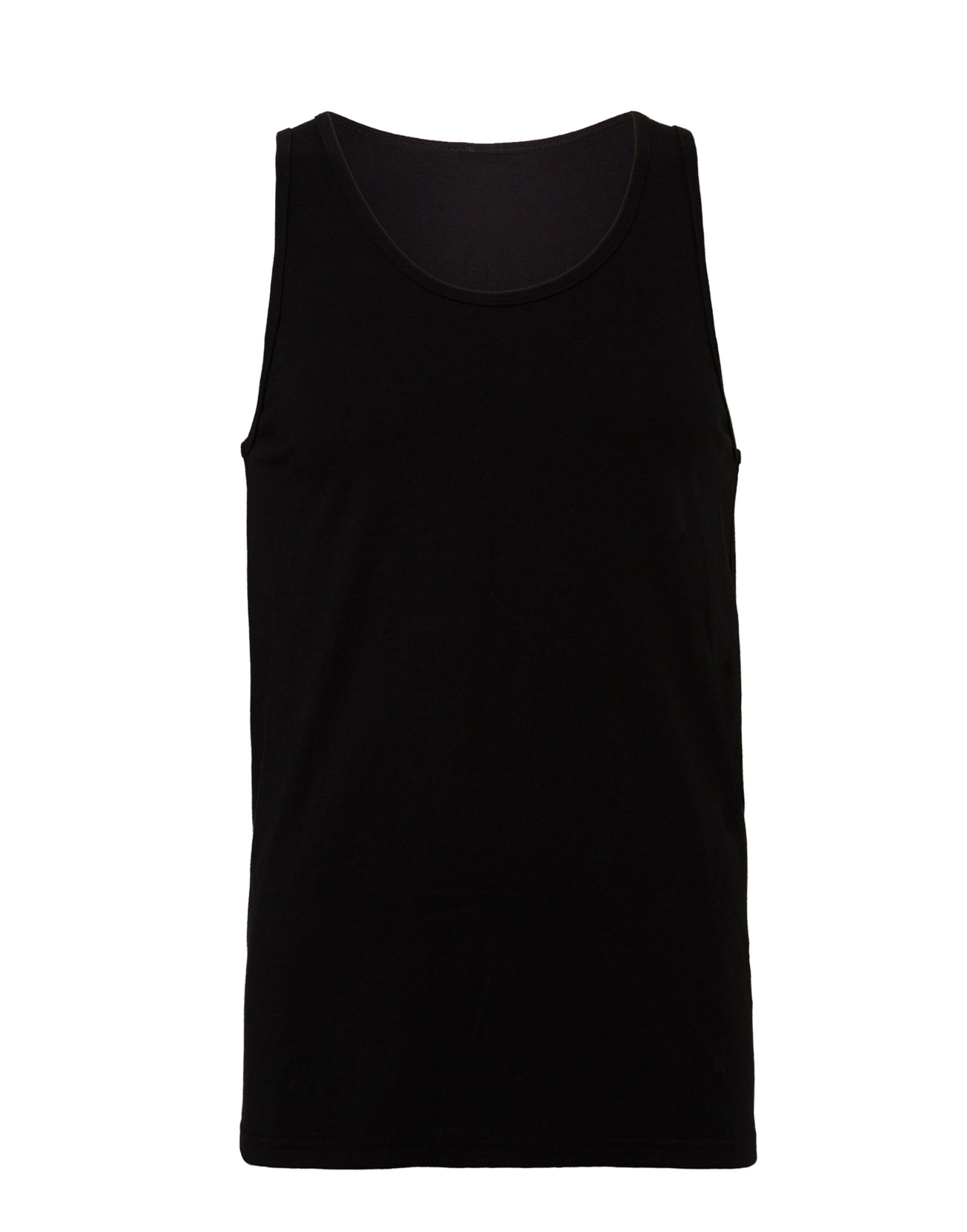 Canvas Unisex Jersey Tank - Black