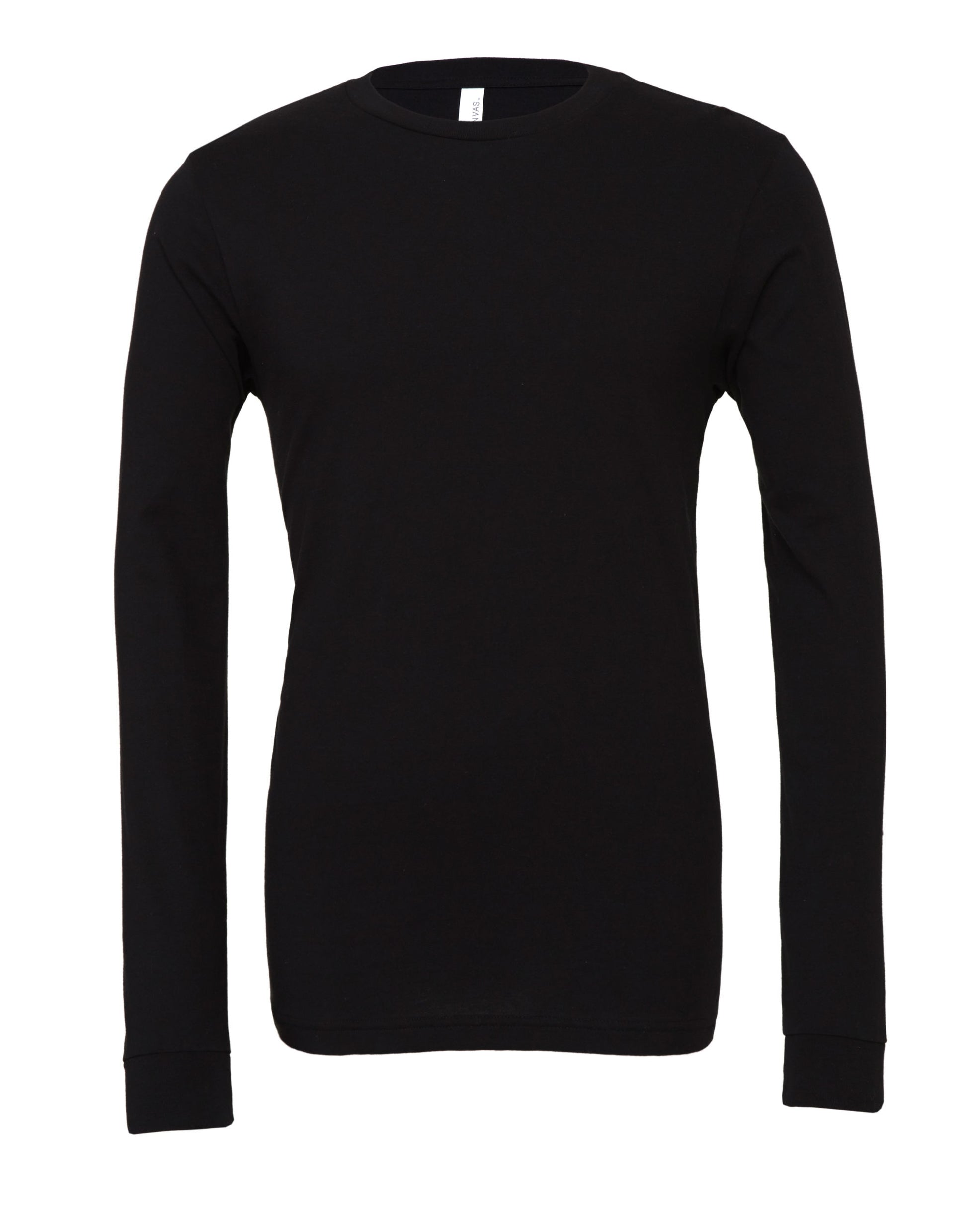 Unisex Jersey Long Sleeve Tee - Black
