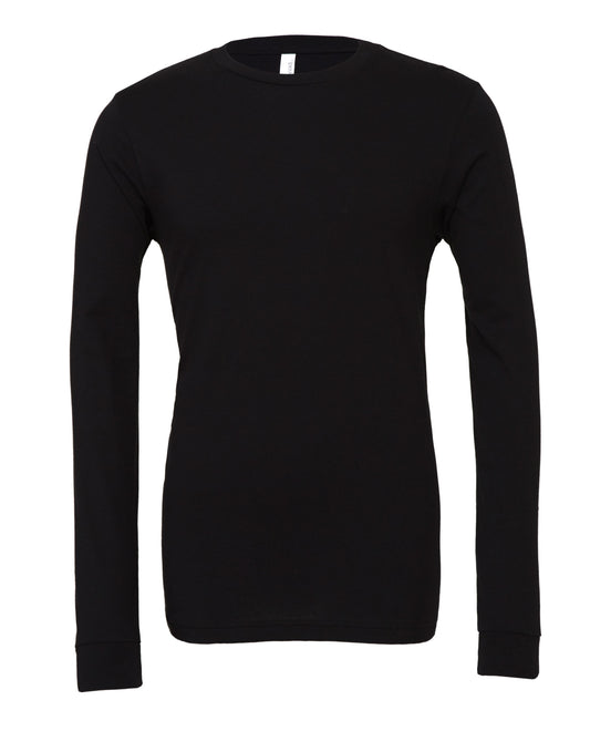 Unisex Jersey Long Sleeve Tee - Black