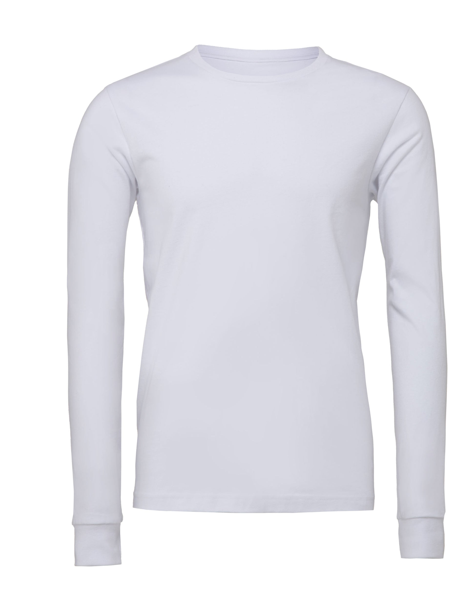 Unisex Jersey Long Sleeve Tee - White