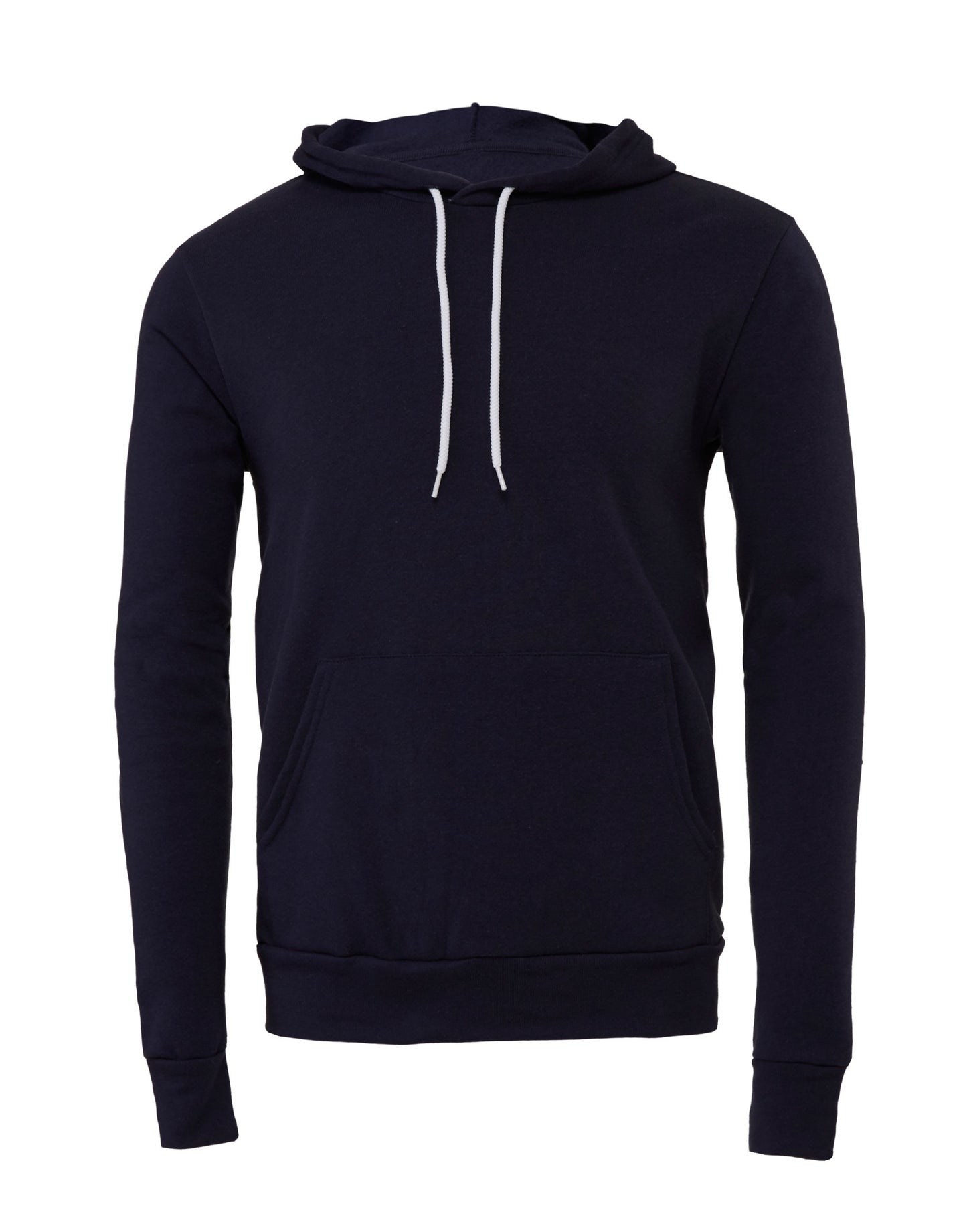 Canvas Unisex Poly-Cotton Fleece Pullover Hoodie - Navy