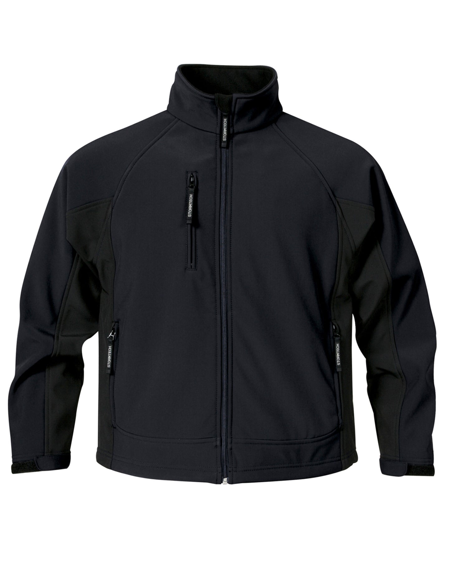 Men's Crew Bonded Jacket - Black/Black