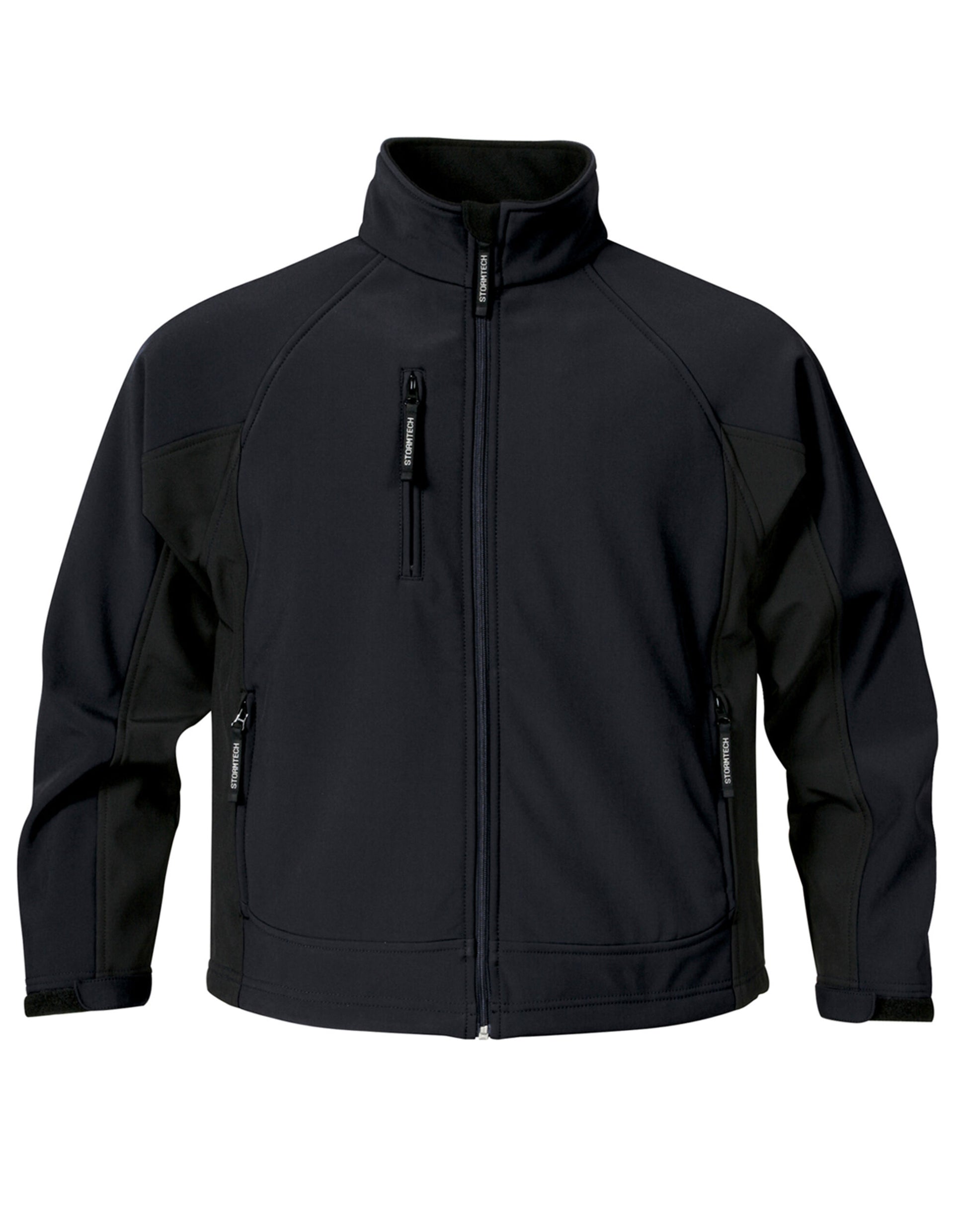 Men's Crew Bonded Jacket - Black/Black