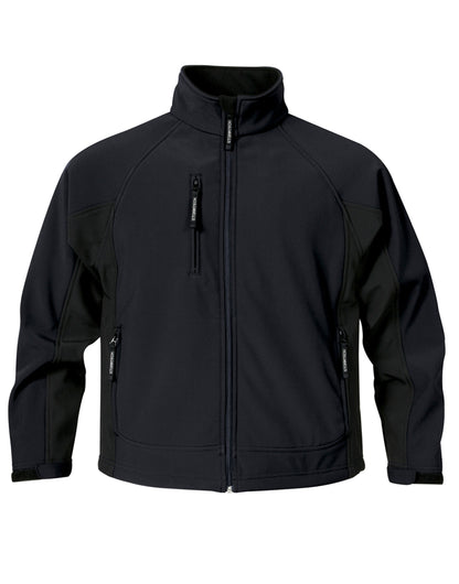 Men's Crew Bonded Jacket - Black/Black