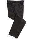 Unisex Elasticated Black Trouser - Black
