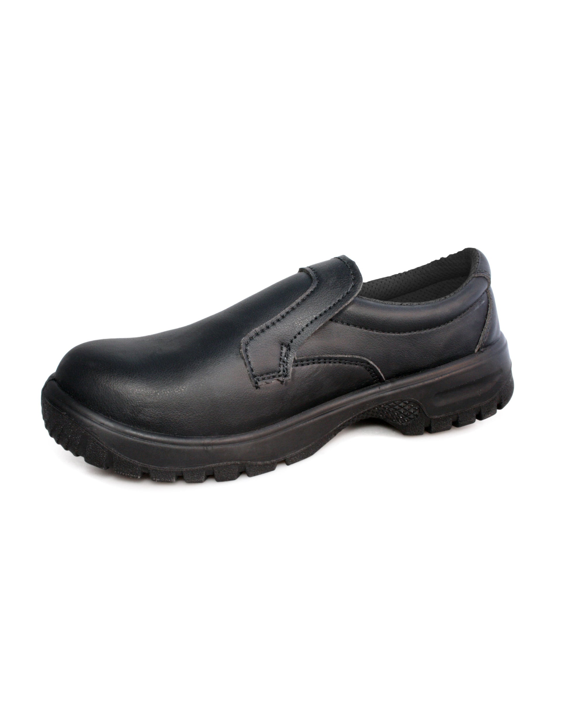 Comfort Grip Slip-On Safety Shoe - Black