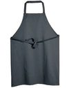 Bib Apron Without Pocket - Black