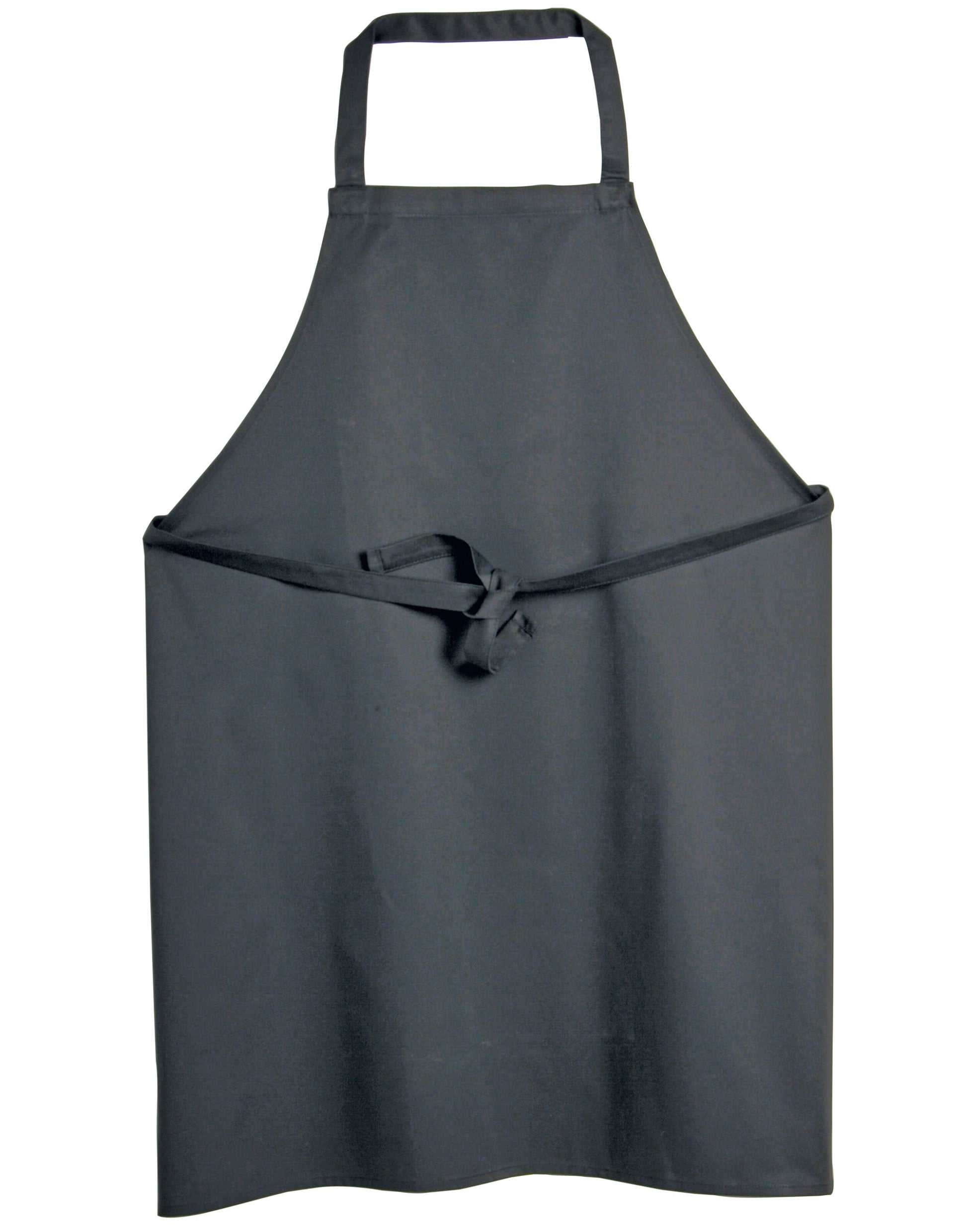 Bib Apron Without Pocket - Black