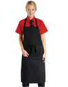 Low Cost Bib Apron With Pocket - Black