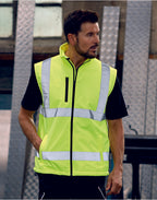 Hi-Vis Softshell Bodywarmer