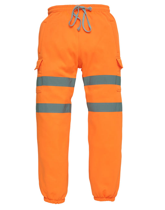 Hi-Vis Jogging Pants - Hi Vis Orange