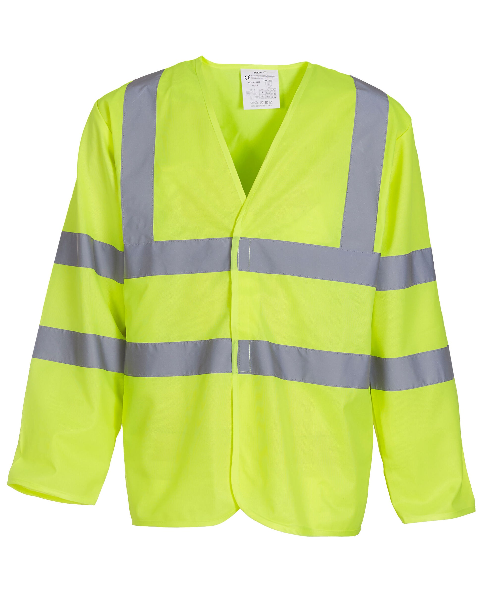 Hi-Vis Long Sleeve Waistcoat - Hi-Vis Yellow