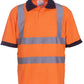 Hi-Vis Short Sleeve Polo Shirt - Hi Vis Orange